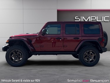 Jeep  wrangler 3.6l v6 rubicon rouge snazzberry. amortisseurs 1,5 pouces par cal chez teraflex.echappement sport double...