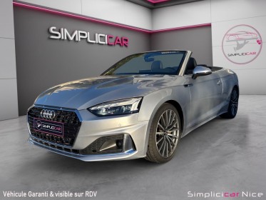Audi a5 cabriolet 40 tdi 204 s tronic 7 quattro avus occasion  simplicicar nice - pfvauto simplicicar simplicibike france