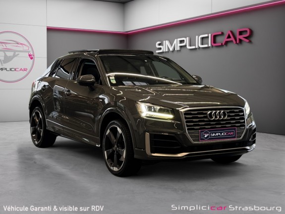 Audi q2 q2 1.4 tfsi cod 150 ch s tronic 7 design luxe gris nano - toit ouvrant - keyless go - pack assis route - affichage......