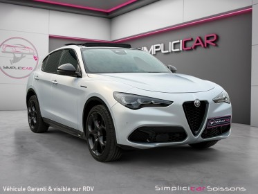 Alfa romeo stelvio my23 2.2 210 ch q4 at8 competizione -  gris panarea mat/suivi alfa romeo - garantie constructeur occasion...