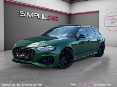 Audi rs4 avant v6 2.9 450 tiptronic facelift - malus payé/bo/360°/sièges massants/toit pano/suivi audi - garantie 12 mois...
