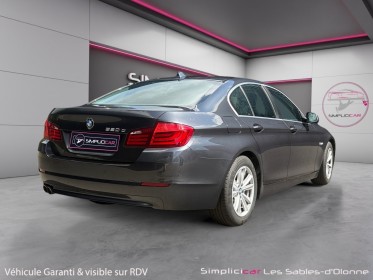 Bmw serie 5 f10 520d 184ch 123g confort a / sieges electriques / interieur cuir /  garantie 12 mois occasion simplicicar les...