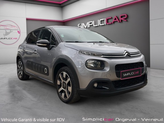 Citroen c3 c3 bluehdi 100 ss bvm5 shine/ carplay / radar ar occasion simplicicar orgeval  simplicicar simplicibike france