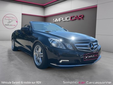 Mercedes classe e cabriolet 200 cgi blueefficiency executive a occasion simplicicar carcassonne simplicicar simplicibike france