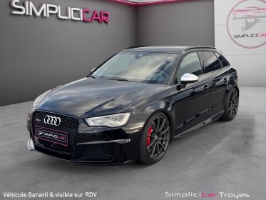 Audi rs3 sportback 2.5 tfsi 367 quattro s tronic 7 sièges diamants toit ouvrant key less caméra garantie 12 mois occasion...