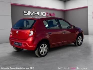 Dacia sandero 1.2 16v 75 eco2 lauréate 1 ère main climatisation vitres électriques garantie 12 mois occasion barberey...