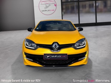 Renault megane iii coupe rs 2.0 265ch - jaune sirius - jantes steev 19  - ligne milltek - suivi complet - bose - bluetooth...