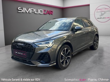 Audi q3 q3 35 tfsi 150 ch s tronic 7 s line-toit ouvrant-car play-camera de recul-garantie 12 mois occasion paris 17ème...