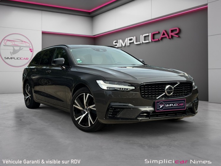 Volvo v90 t6 awd recharge 253  87 geartronic 8 r-design - caméra - acc - harman kardon - garantie 12 mois occasion... Volvo v90 t6 awd recharge 253  87 geartronic 8 r-design - caméra - acc - harman kardon - garantie 12 mois occasion...
