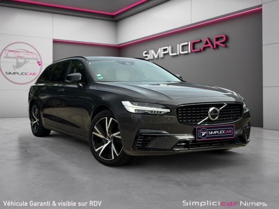 Volvo v90 t6 awd recharge 253  87 geartronic 8 r-design - caméra - acc - harman kardon - garantie 12 mois occasion...