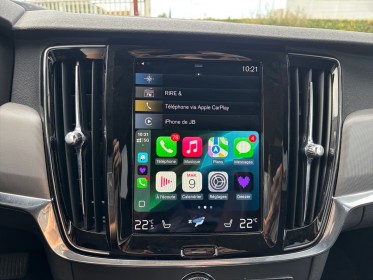 Volvo v90 t6 awd recharge 253  87 geartronic 8 r-design - caméra - acc - harman kardon - garantie 12 mois occasion...