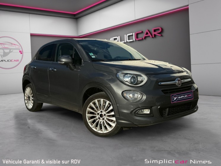 Fiat 500x 1.6 multijet 120 ch lounge - radar de recul - keyless - bluetooth - garantie 12 mois occasion simplicicar nimes -...
