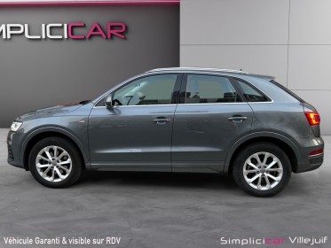 Audi q3 q3 1.4 tfsi cod 150 ch s tronic 6 s line, toit ouvrant panoramique, caméra de recul, hayon Électrique, garantie...