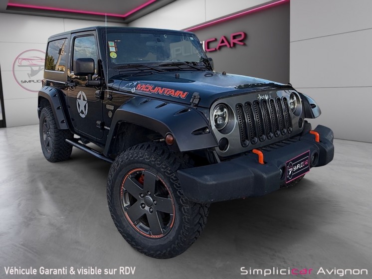 Jeep wrangler 2.8 crd 200 sahara a occasion avignon (84) simplicicar simplicibike france