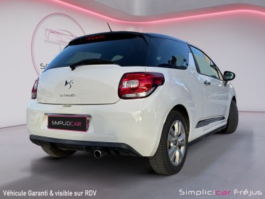 Citroen ds3 e-hdi 115 airdream sport chic radar de recul, sieges en cuir garantie 12 mois occasion simplicicar frejus ...