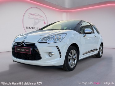 Citroen ds3 e-hdi 115 airdream sport chic radar de recul, sieges en cuir garantie 12 mois occasion simplicicar frejus ...