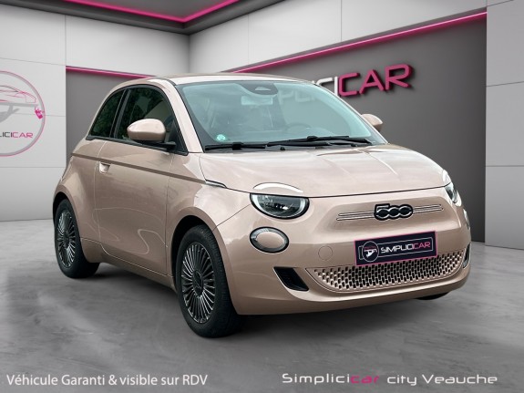 Fiat 500 nouvelle my22 serie 1 step 2 e 118 ch icône recharge rapide / carplay / radar arr occasion simplicicar veauche...