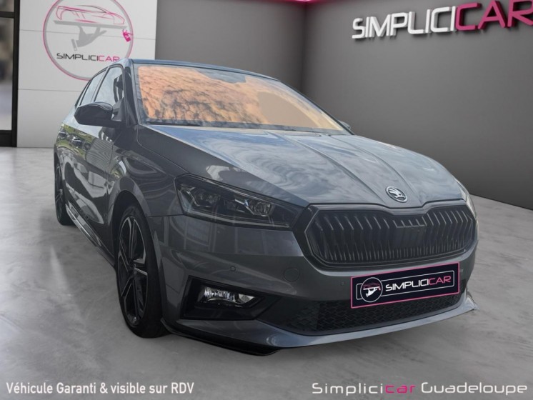Skoda fabia iv 1.0l tsi 110cv bvm6 monte carlo occasion simplicicar guadeloupe  simplicicar simplicibike france Skoda fabia iv 1.0l tsi 110cv bvm6 monte carlo occasion simplicicar guadeloupe  simplicicar simplicibike france