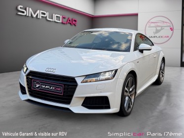Audi tt coupe 1.8 tfsi 180 s tronic 7 s line - garantie 12 mois - siÈges chauffant - apple carplay occasion paris 17ème...