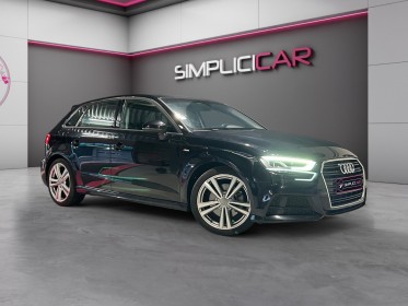 Audi a3 sportback 40 tfsi 190 s line  -s tronic 7 - garantie 12 mois - sièges chauffants-tbeg - entretien constructeur...