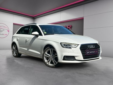 Audi a3 sportback design luxe 35 tdi 150 s tronic, intérieur cuir, carplay, caméra, clignos ar dynamique, garantie 1 an...