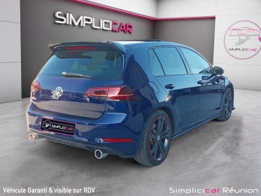 Volkswagen golf gti 2.0 tsi 245 dsg7  / caméra de recul / toit ouvrant pano / becquet ar / lame av occasion réunion ville...