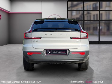 Volvo c40 recharge twin awd 408 ch 1edt plus - entretien volvo - full options - garantie 12 mois occasion simplicicar brest...
