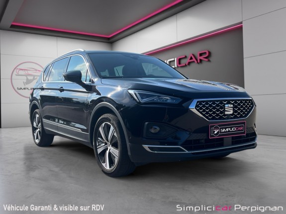 Seat tarraco 1.4 e-hybrid 245 ch xcellence dsg6 5 pl - toit panoramique - hayon electrique - garantie 12 mois première main...