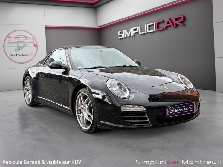 Porsche 911 carrera 4 cabriolet 997 s cabriolet 3.8i 385 pdk a, entretien porsche occasion montreuil (porte de vincennes)(75)...