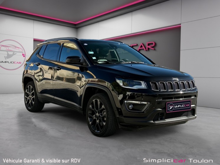 Jeep compass 1.3 phev 240cv 4xe eawd s - toit ouvrant - carplay - garantie constructeur fin 2026 occasion simplicicar toulon... Jeep compass 1.3 phev 240cv 4xe eawd s - toit ouvrant - carplay - garantie constructeur fin 2026 occasion simplicicar toulon...