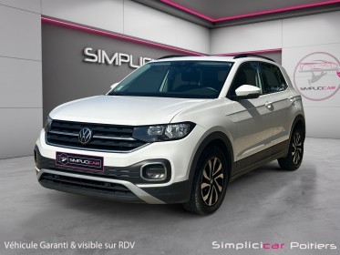 Volkswagen t-cross 1.0 tsi 110 start/stop bvm6 active première main carplay garantie 12 mois occasion simplicicar poitiers...