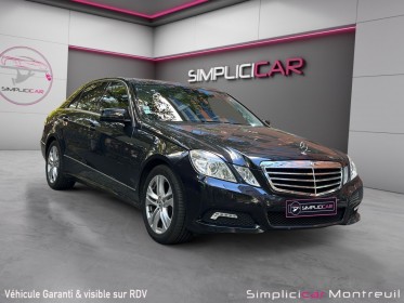 Mercedes classe e 350 cdi blueefficiency avantgarde executive a entretien complet occasion montreuil (porte de vincennes)(75)...