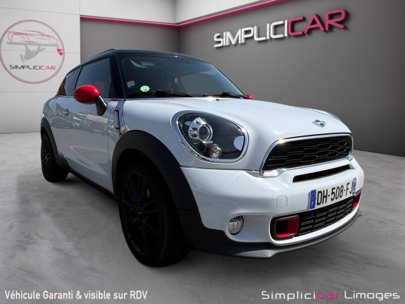 Mini paceman r61 143 ch cooper sd pack red hot chili ii occasion simplicicar limoges  simplicicar simplicibike france