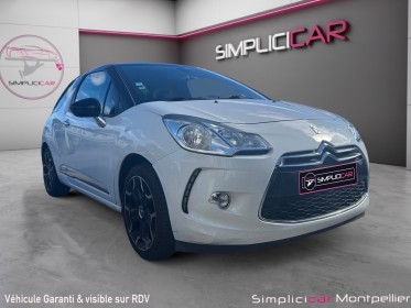 Citroen ds3 hdi 110ch sport chic garantie 12 mois distribution à jour occasion montpellier (34) simplicicar simplicibike...