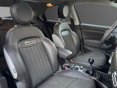 Fiat 500x 1.4 multiair 140 ch lounge toit ouvrant radar arrière cuir bi-zone roue de secours garantie 12mois occasion...