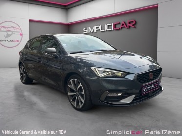 Seat leon 105 ch fr - garantie 12 mois / camera de recule / eclairage d'ambiance led / aide au stationnement occasion paris...