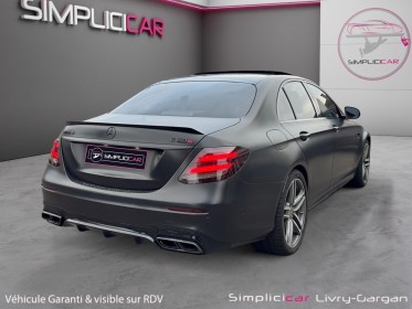 Mercedes classe e 63 s amg 9g-tronic 4-matic occasion simplicicar livry gargan simplicicar simplicibike france