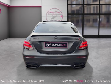 Mercedes classe e 63 s amg 9g-tronic 4-matic occasion simplicicar livry gargan simplicicar simplicibike france