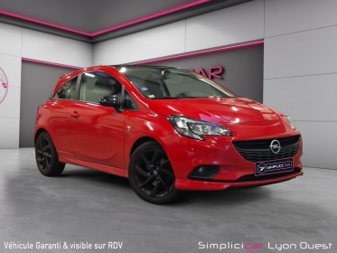 Opel corsa 1.4 turbo 100 ch black edition - garantie 12 mois occasion simplicicar lyon ouest simplicicar simplicibike france
