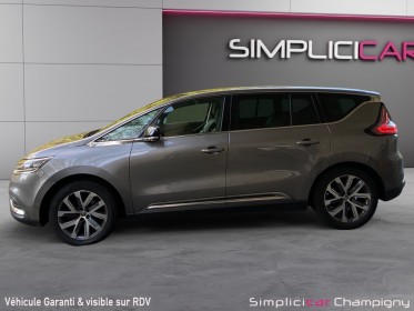 Renault espace v dci 160 energy twin turbo intens edc 7 places-cuir-ordinateur de bord-caméra de recul occasion...
