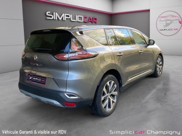 Renault espace v dci 160 energy twin turbo intens edc 7 places-cuir-ordinateur de bord-caméra de recul occasion...