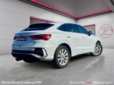 Audi q3 sportback 35 tdi 150 ch s tronic 7 quattro s line attelage hayon électrique garantie 12 mois occasion simplicicar...