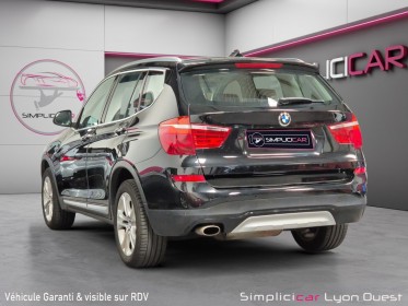 Bmw x3 f25 lci xdrive20d 190ch xline a - garantie 12 mois occasion simplicicar lyon ouest simplicicar simplicibike france