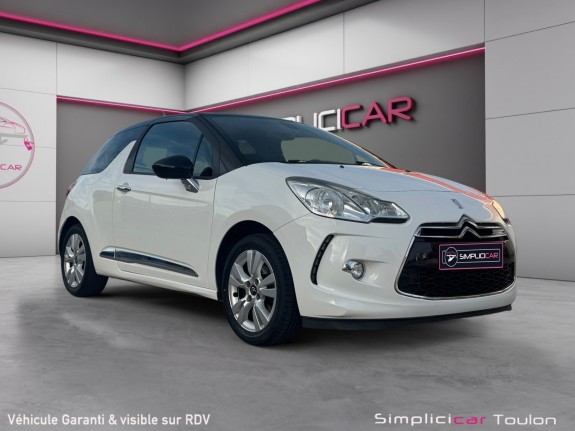 Citroen ds3 vti 120 airdream so chic garantie 12 mois occasion simplicicar toulon est simplicicar simplicibike france