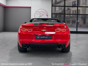 Chevrolet camaro cabriolet v8 6.2 432ch - suivi complet- état proche neuf - garantie 12 mois- occasion simplicicar lyon...