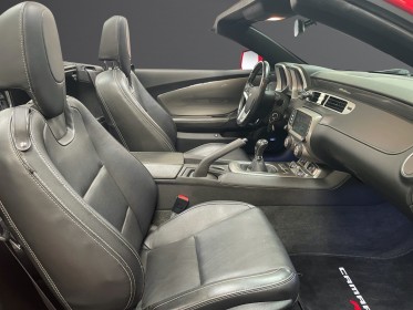 Chevrolet camaro cabriolet v8 6.2 432ch - suivi complet- état proche neuf - garantie 12 mois- occasion simplicicar lyon...