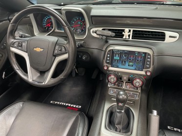 Chevrolet camaro cabriolet v8 6.2 432ch - suivi complet- état proche neuf - garantie 12 mois- occasion simplicicar lyon...