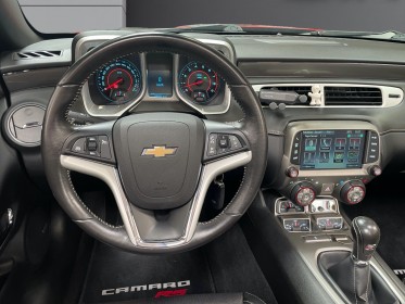 Chevrolet camaro cabriolet v8 6.2 432ch - suivi complet- état proche neuf - garantie 12 mois- occasion simplicicar lyon...