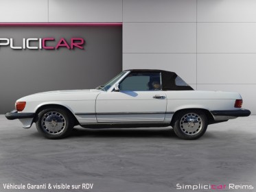 Mercedes-benz 560 sl 5.6l v8 r 107 sl cabriolet occasion simplicicar reims simplicicar simplicibike france