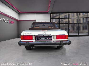 Mercedes-benz 560 sl 5.6l v8 r 107 sl cabriolet occasion simplicicar reims simplicicar simplicibike france